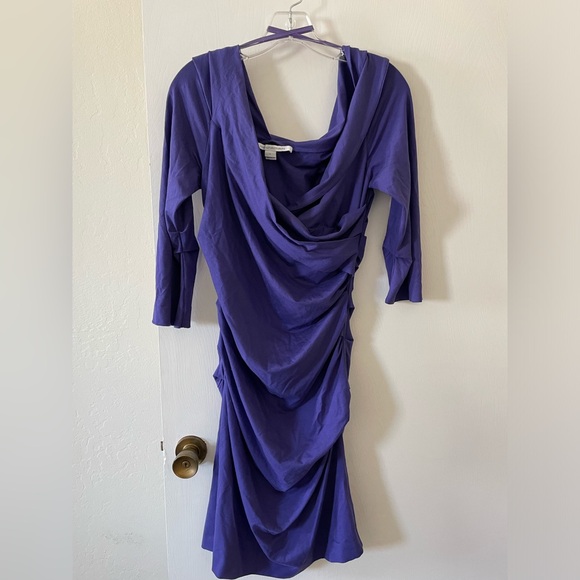 Purple Diane Von Furstenberg Dress - Picture 2 of 5